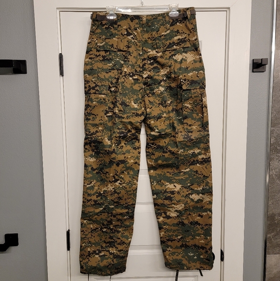 FOX COMBAT Outdoor Digital Camo Cargo Trouser Adjustable Waistband Pants - Picture 7 of 15